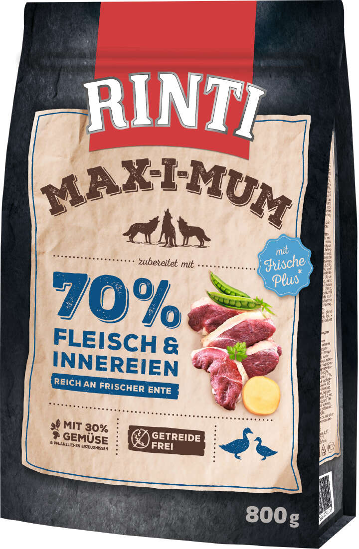 RINTI Hunde-Trockenfutter MAX-I-MUM Ente